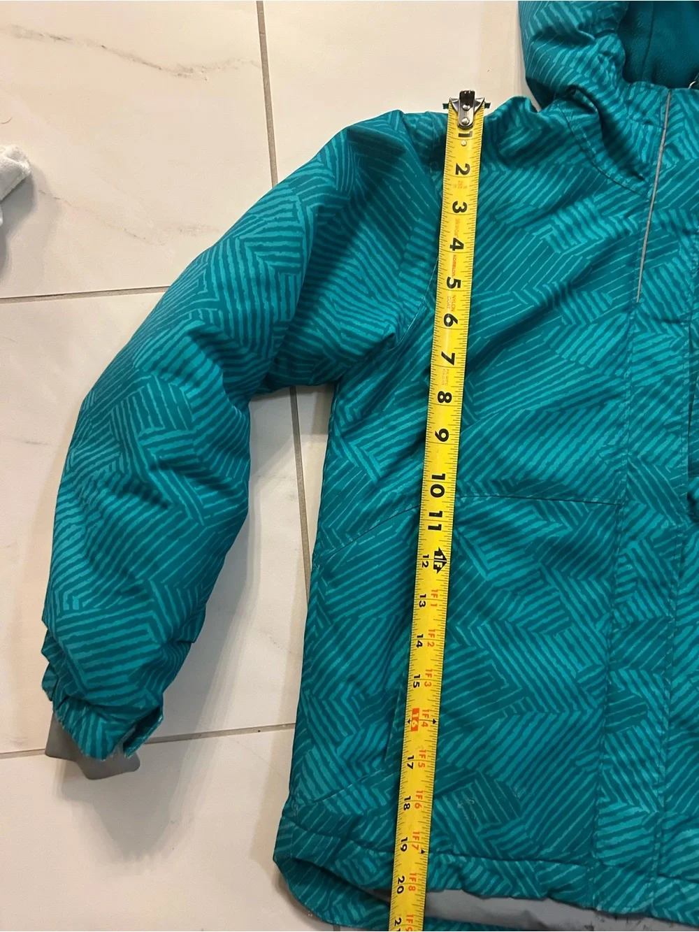 Columbia Kids Teal Hooded Puffer Jacket